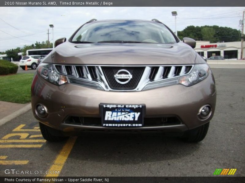 Tinted Bronze Metallic / Beige 2010 Nissan Murano SL AWD