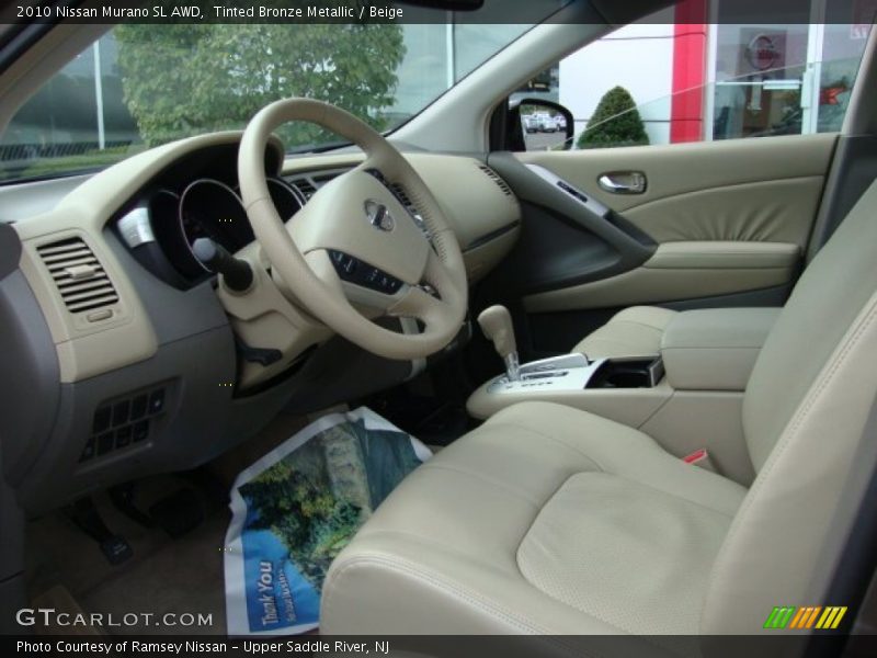 Tinted Bronze Metallic / Beige 2010 Nissan Murano SL AWD