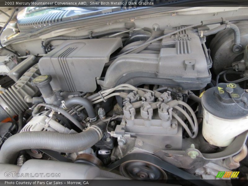 Silver Birch Metallic / Dark Graphite 2003 Mercury Mountaineer Convenience AWD