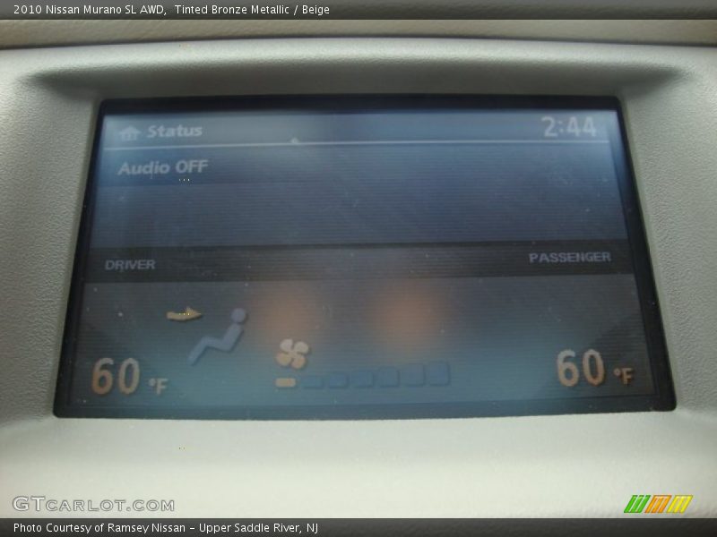 Tinted Bronze Metallic / Beige 2010 Nissan Murano SL AWD