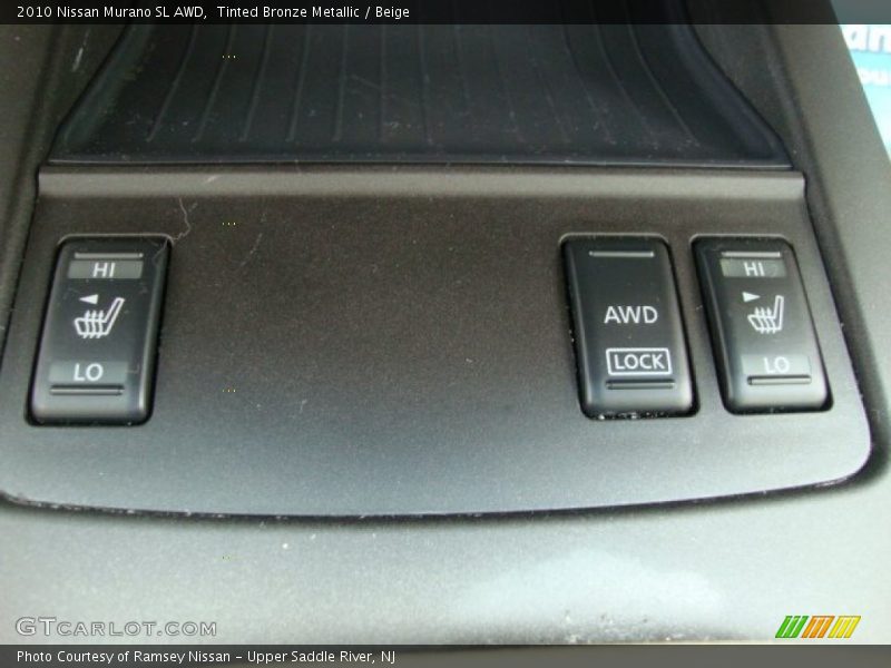 Tinted Bronze Metallic / Beige 2010 Nissan Murano SL AWD