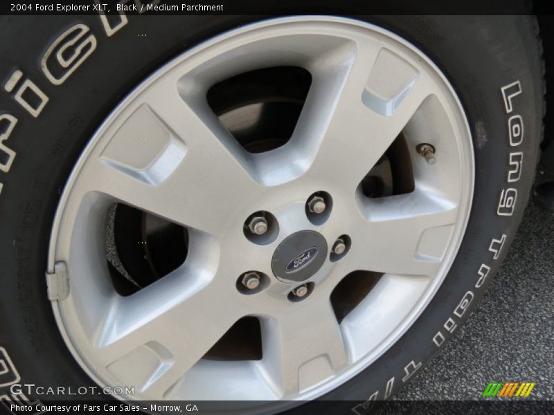 Black / Medium Parchment 2004 Ford Explorer XLT