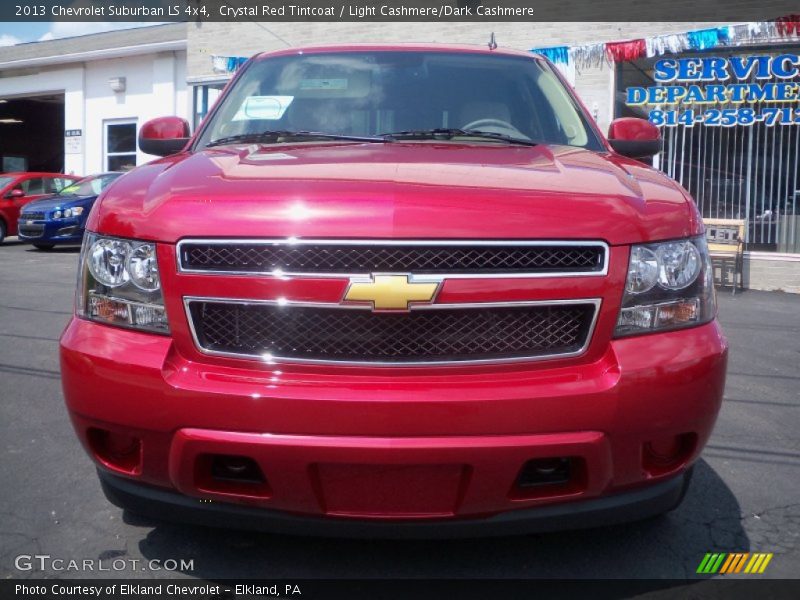 Crystal Red Tintcoat / Light Cashmere/Dark Cashmere 2013 Chevrolet Suburban LS 4x4