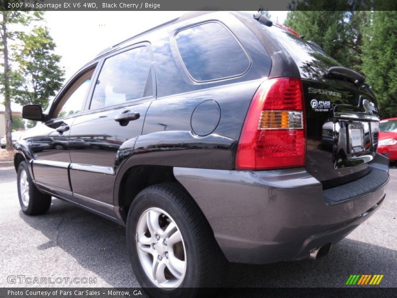 Black Cherry / Beige 2007 Kia Sportage EX V6 4WD