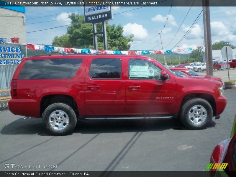 Crystal Red Tintcoat / Light Cashmere/Dark Cashmere 2013 Chevrolet Suburban LS 4x4