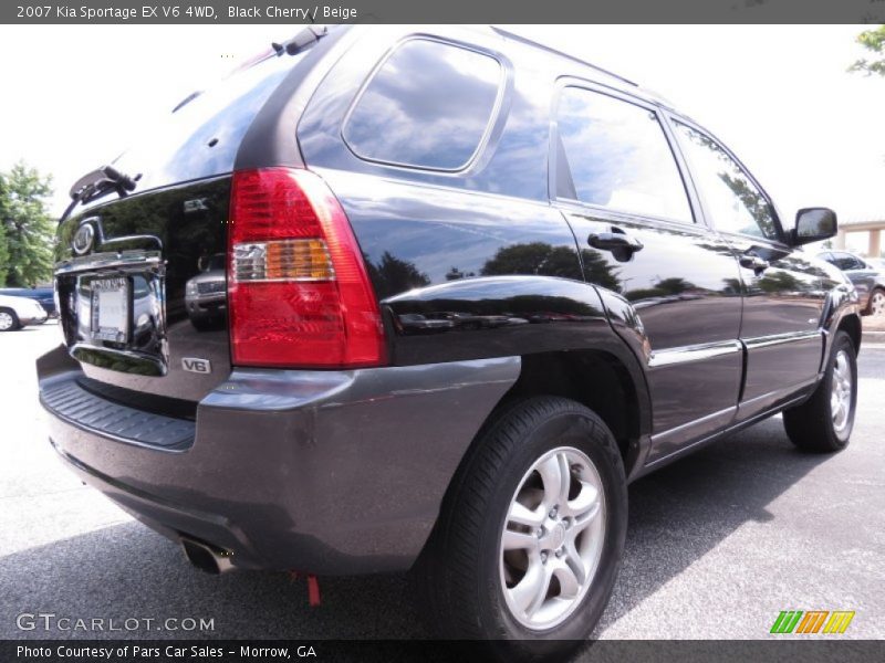 Black Cherry / Beige 2007 Kia Sportage EX V6 4WD