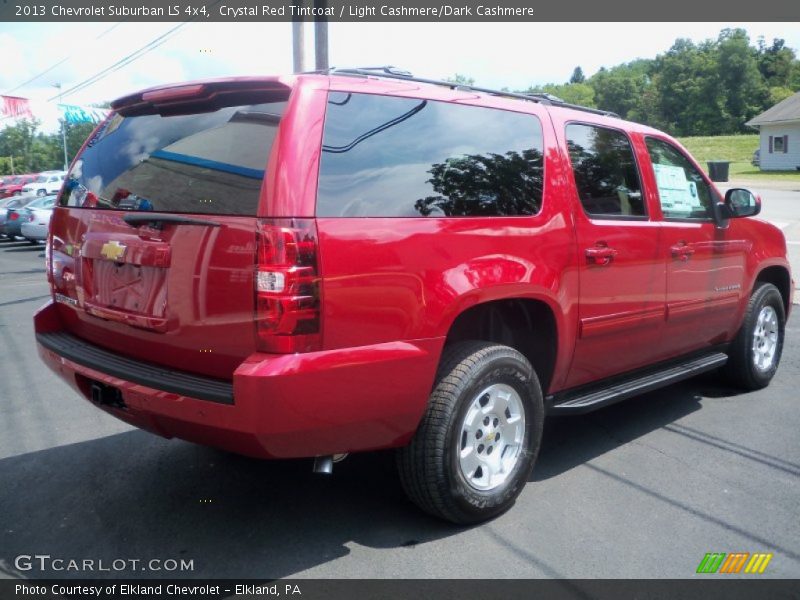 Crystal Red Tintcoat / Light Cashmere/Dark Cashmere 2013 Chevrolet Suburban LS 4x4