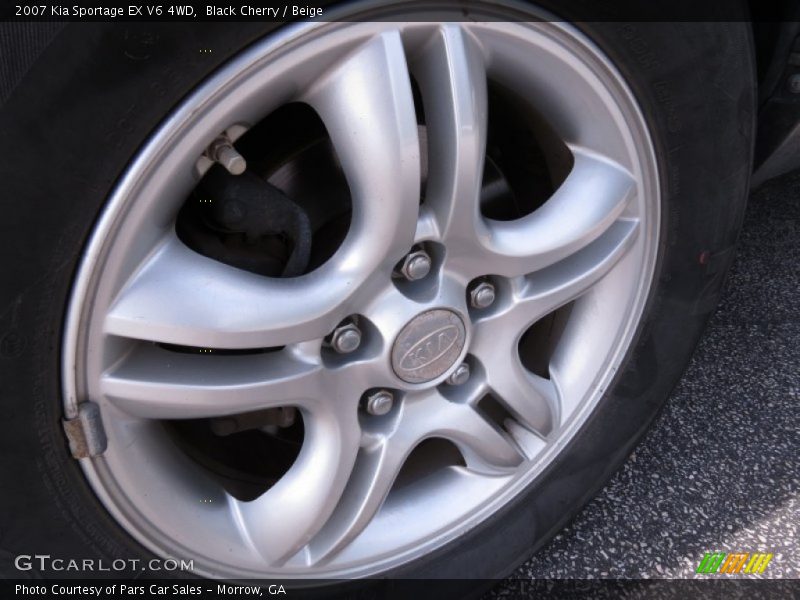 Black Cherry / Beige 2007 Kia Sportage EX V6 4WD