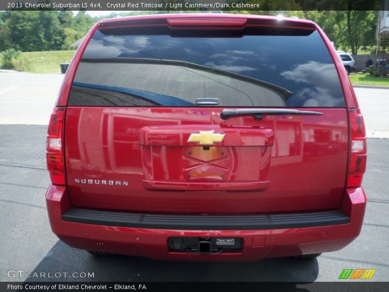 Crystal Red Tintcoat / Light Cashmere/Dark Cashmere 2013 Chevrolet Suburban LS 4x4