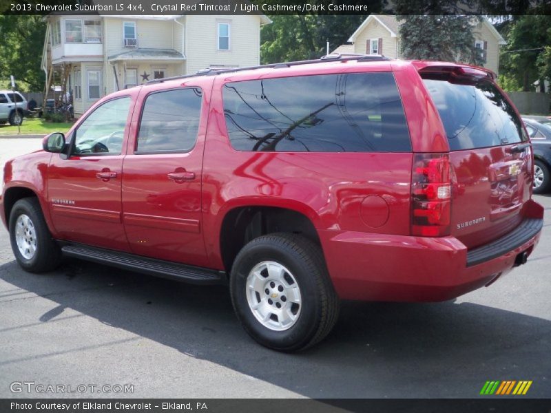 Crystal Red Tintcoat / Light Cashmere/Dark Cashmere 2013 Chevrolet Suburban LS 4x4