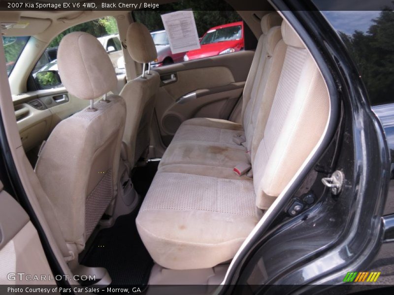 Black Cherry / Beige 2007 Kia Sportage EX V6 4WD