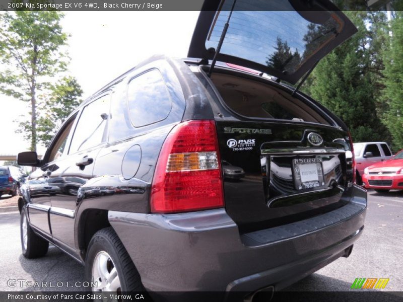 Black Cherry / Beige 2007 Kia Sportage EX V6 4WD