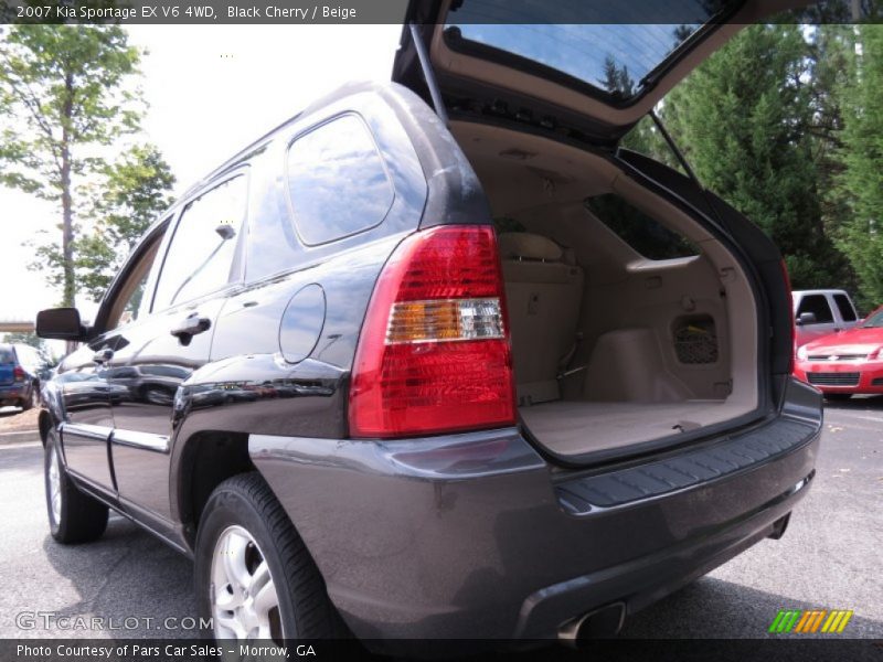 Black Cherry / Beige 2007 Kia Sportage EX V6 4WD