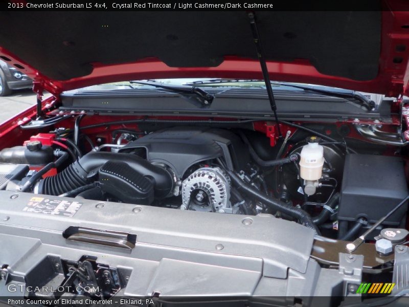 Crystal Red Tintcoat / Light Cashmere/Dark Cashmere 2013 Chevrolet Suburban LS 4x4