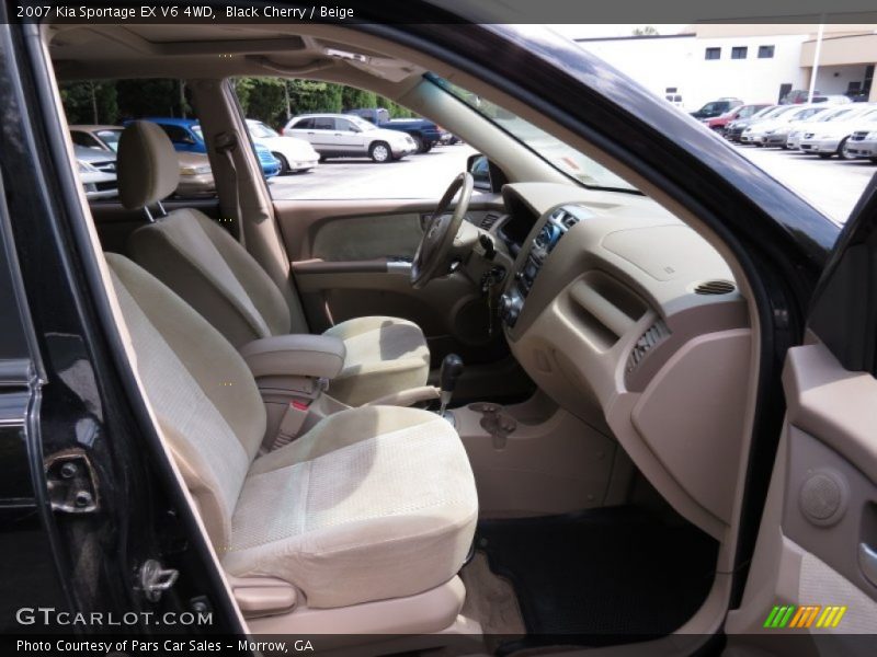 Black Cherry / Beige 2007 Kia Sportage EX V6 4WD