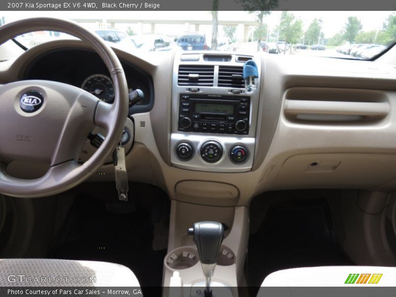 Black Cherry / Beige 2007 Kia Sportage EX V6 4WD