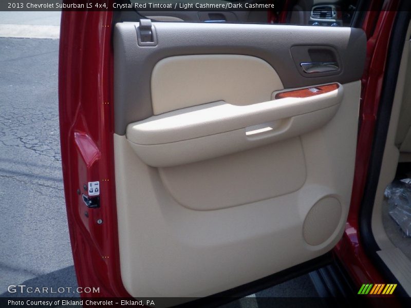 Crystal Red Tintcoat / Light Cashmere/Dark Cashmere 2013 Chevrolet Suburban LS 4x4