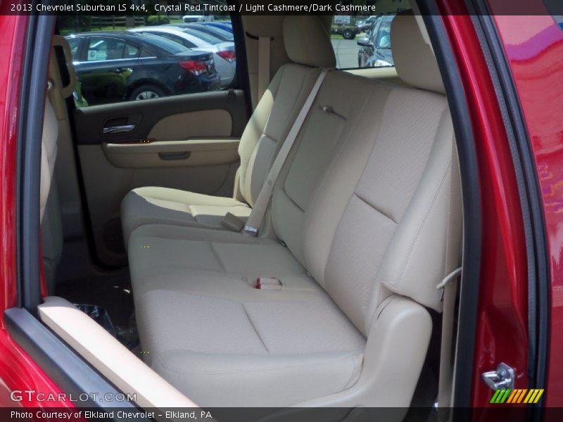 Crystal Red Tintcoat / Light Cashmere/Dark Cashmere 2013 Chevrolet Suburban LS 4x4