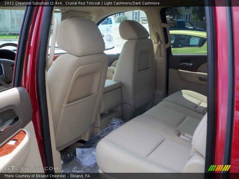 Crystal Red Tintcoat / Light Cashmere/Dark Cashmere 2013 Chevrolet Suburban LS 4x4