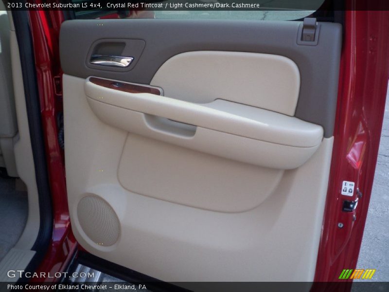 Crystal Red Tintcoat / Light Cashmere/Dark Cashmere 2013 Chevrolet Suburban LS 4x4