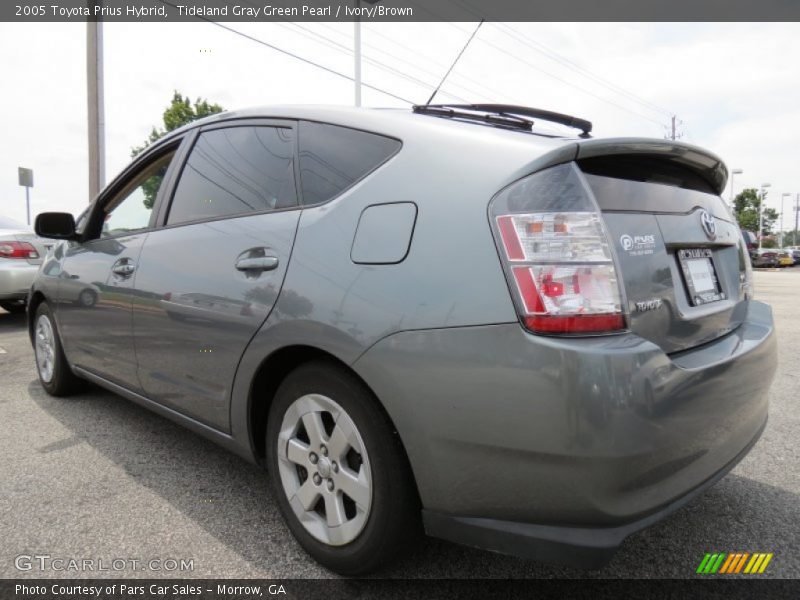 Tideland Gray Green Pearl / Ivory/Brown 2005 Toyota Prius Hybrid
