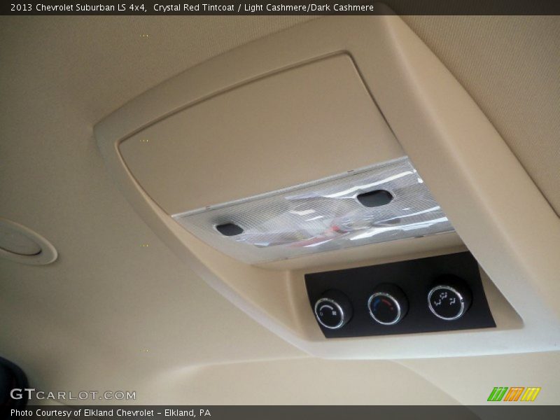 Crystal Red Tintcoat / Light Cashmere/Dark Cashmere 2013 Chevrolet Suburban LS 4x4