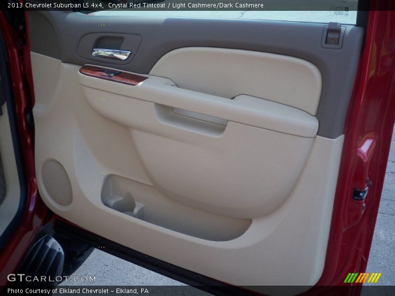Crystal Red Tintcoat / Light Cashmere/Dark Cashmere 2013 Chevrolet Suburban LS 4x4