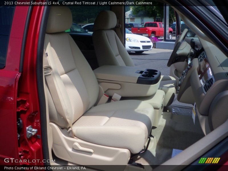 Crystal Red Tintcoat / Light Cashmere/Dark Cashmere 2013 Chevrolet Suburban LS 4x4