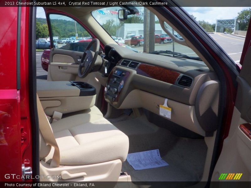 Crystal Red Tintcoat / Light Cashmere/Dark Cashmere 2013 Chevrolet Suburban LS 4x4