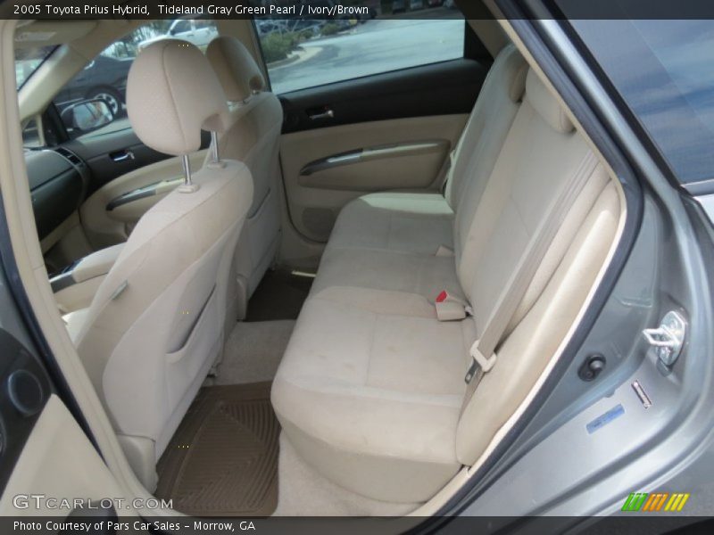Tideland Gray Green Pearl / Ivory/Brown 2005 Toyota Prius Hybrid