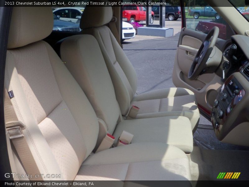 Crystal Red Tintcoat / Light Cashmere/Dark Cashmere 2013 Chevrolet Suburban LS 4x4