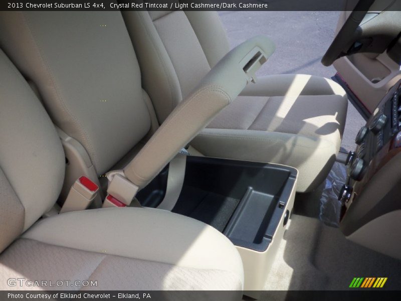 Crystal Red Tintcoat / Light Cashmere/Dark Cashmere 2013 Chevrolet Suburban LS 4x4