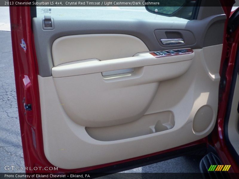 Crystal Red Tintcoat / Light Cashmere/Dark Cashmere 2013 Chevrolet Suburban LS 4x4