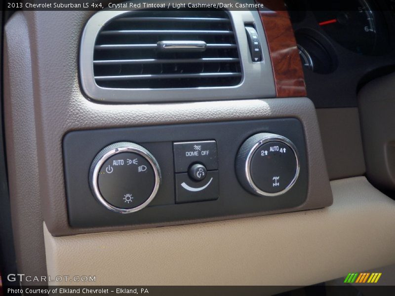 Crystal Red Tintcoat / Light Cashmere/Dark Cashmere 2013 Chevrolet Suburban LS 4x4