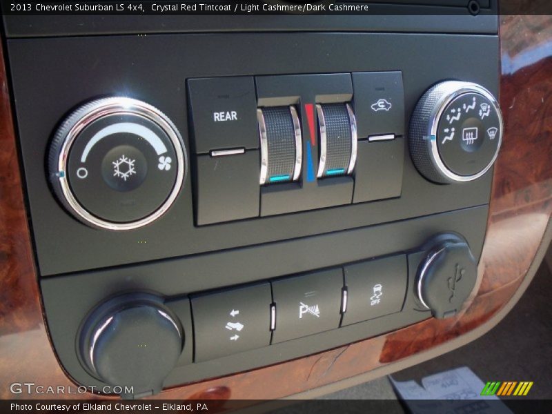 Crystal Red Tintcoat / Light Cashmere/Dark Cashmere 2013 Chevrolet Suburban LS 4x4