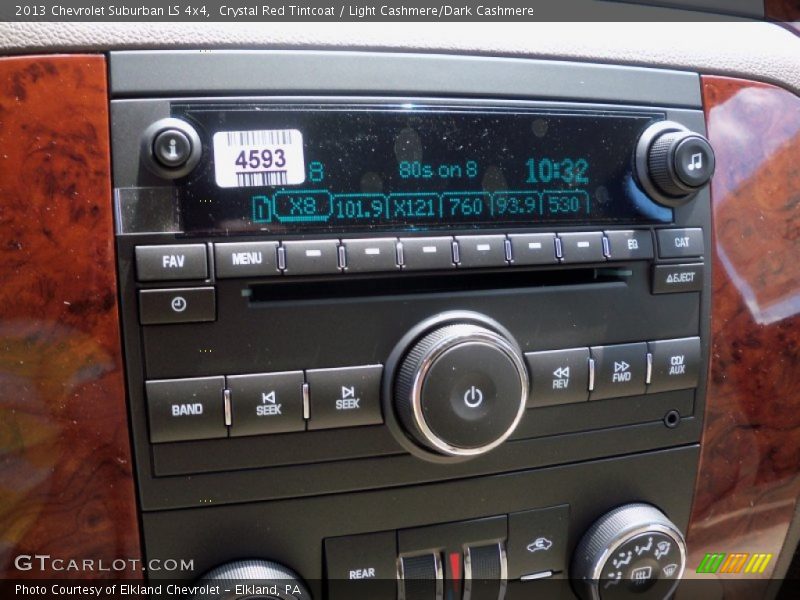 Crystal Red Tintcoat / Light Cashmere/Dark Cashmere 2013 Chevrolet Suburban LS 4x4