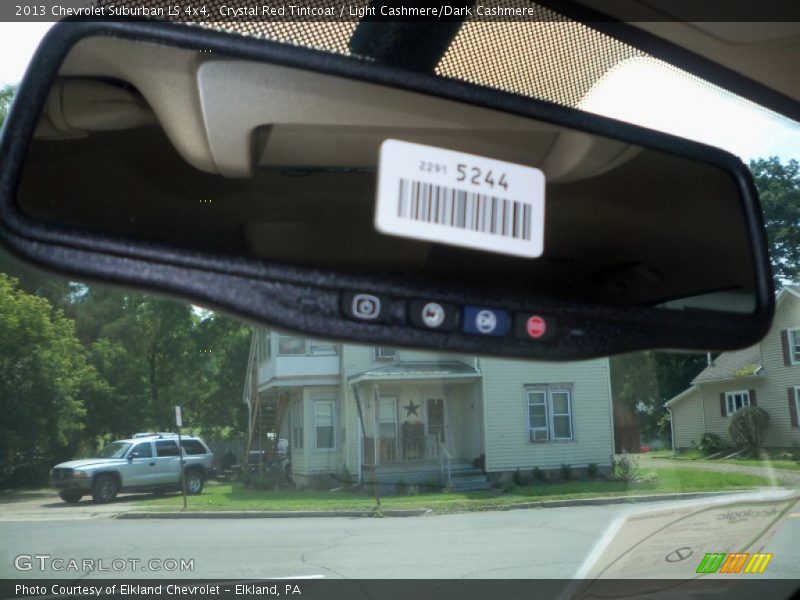 Crystal Red Tintcoat / Light Cashmere/Dark Cashmere 2013 Chevrolet Suburban LS 4x4