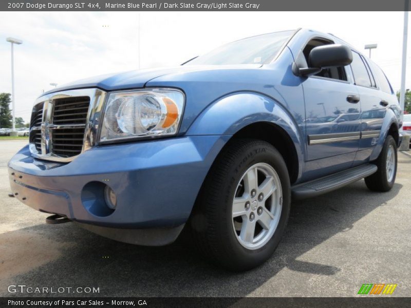 Marine Blue Pearl / Dark Slate Gray/Light Slate Gray 2007 Dodge Durango SLT 4x4