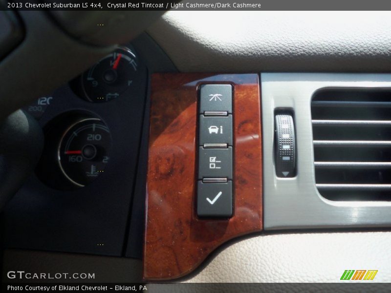 Crystal Red Tintcoat / Light Cashmere/Dark Cashmere 2013 Chevrolet Suburban LS 4x4