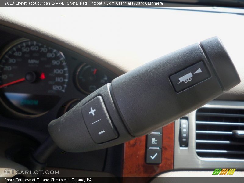 Crystal Red Tintcoat / Light Cashmere/Dark Cashmere 2013 Chevrolet Suburban LS 4x4