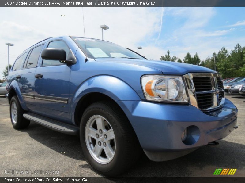 Marine Blue Pearl / Dark Slate Gray/Light Slate Gray 2007 Dodge Durango SLT 4x4