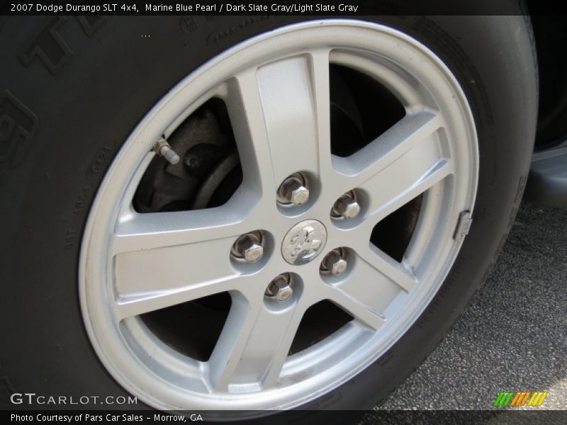 Marine Blue Pearl / Dark Slate Gray/Light Slate Gray 2007 Dodge Durango SLT 4x4