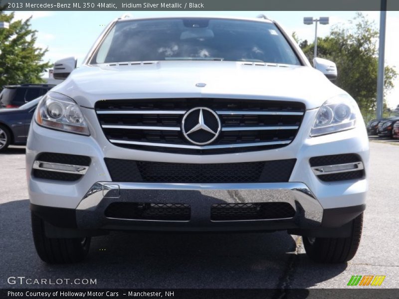 Iridium Silver Metallic / Black 2013 Mercedes-Benz ML 350 4Matic
