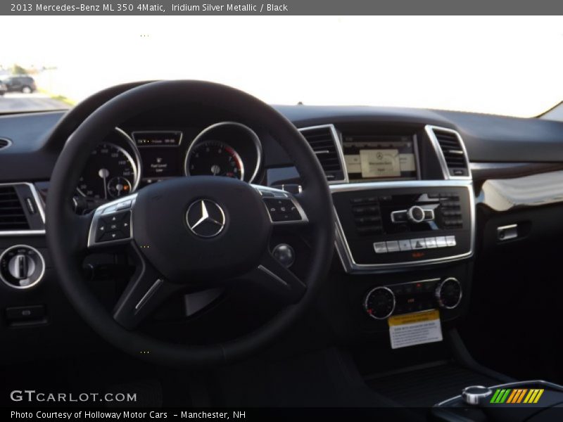 Iridium Silver Metallic / Black 2013 Mercedes-Benz ML 350 4Matic
