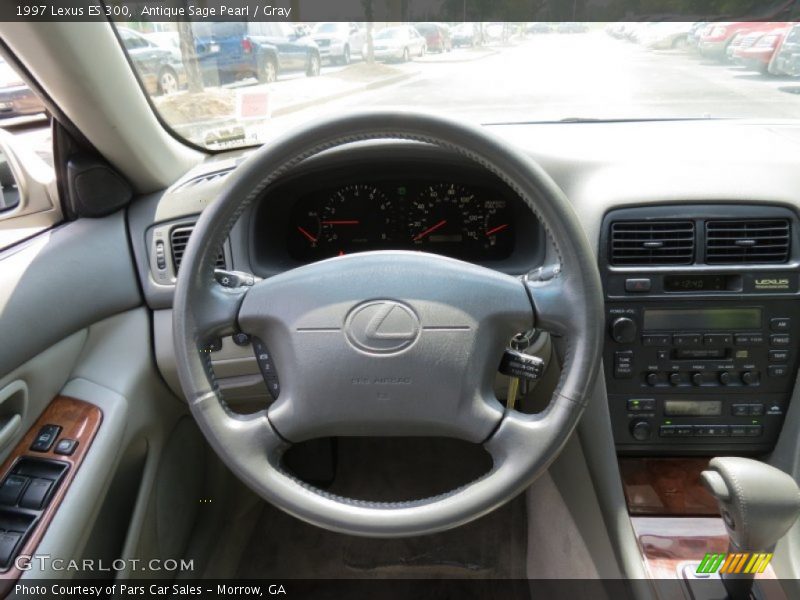 Antique Sage Pearl / Gray 1997 Lexus ES 300