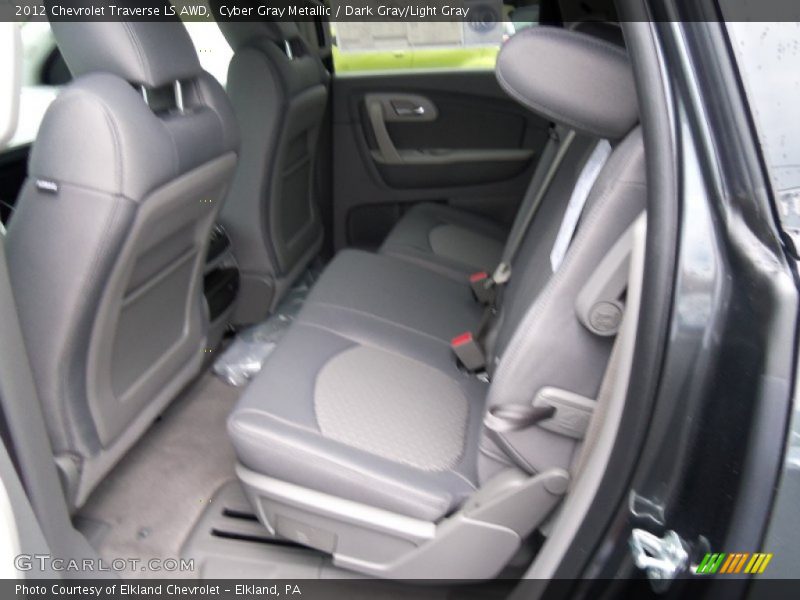 Cyber Gray Metallic / Dark Gray/Light Gray 2012 Chevrolet Traverse LS AWD