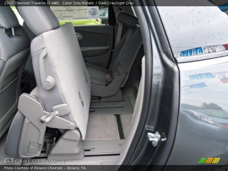 Cyber Gray Metallic / Dark Gray/Light Gray 2012 Chevrolet Traverse LS AWD
