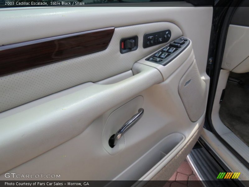 Sable Black / Shale 2003 Cadillac Escalade
