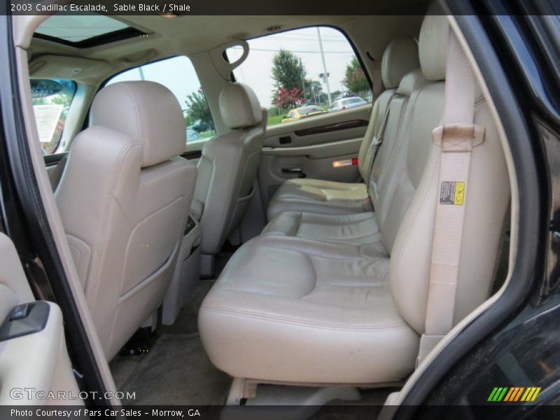 Sable Black / Shale 2003 Cadillac Escalade