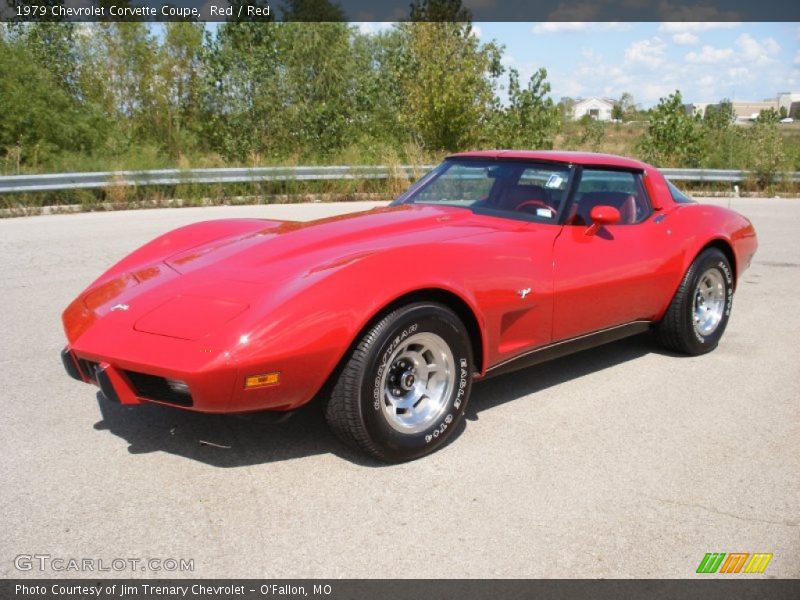 Red / Red 1979 Chevrolet Corvette Coupe